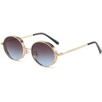 oval metal sunglasses glasses fashion all match driving sunglasses
