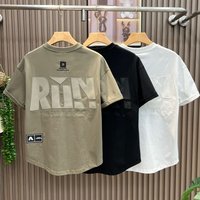 Clothing Fashion Big Letter Short Sleeved Drop Shoulder Loose Versatile Ins Trendy Half Sleeved T Shirt