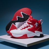 Straight children's basketball shoes, teenagers' sneakers, boys' sports shoes