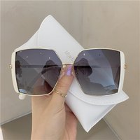 2024 New Double Eyebrow Sunglasses for Women’s Sunglasses, High end Feeling Slim, Popular on the Internet Street,