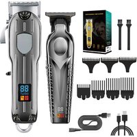 Mother Daughter Haircutting Kit Electric Hair Clippers Set Salon Grade Self Shaving Safe Garment Steamer