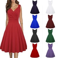 Clothing Retro Hepburn Style Cocktail Dress Large Dress