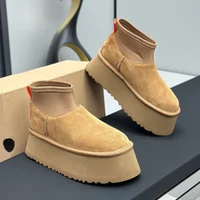 Shoes Womens Tazz Slippers Tasman Fur Slides Classic Mustard Seed Sand Ultra Mini Platform Boot Slip-on Les Petites