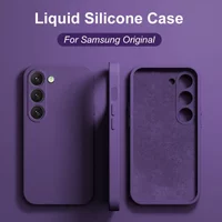 A17 A07 Liquid Silicone Phone Case Samsung Galaxy Tab A56 A36 A26 A16 A06 4G Plus TPU Soft Cover