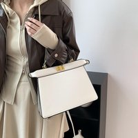 P9Cross-border Newhigh-quality Handbag Trendy Retro Kelly Bag One-shoulder Cross-body Commuter Bag Women’s Bags