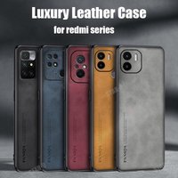 Luxury Sheepskin Leather Case Xiaomi Redmi 12c A1 A2 Plus 10A 10 12 C 2023 Retro Back Cover On Redmi10c Redmi12c