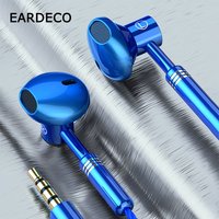 9D stereo headset with microphone, audio earphone with Graves cable, and microphone