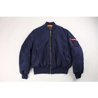 Bomber Jacket – Vintage Reversible Flight Coat (XXS-XXL, Thickened, Loose Fit, Hong Kong Street Style, Unisex)