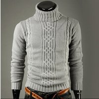 Men's Clothing Autumn/Winter Men's Sweater With Lapel Long Sleeve Pullover For Men