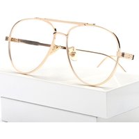 876 1 Fashion Large Frame Non Prescription 2019 Screen Glasses Personality Street Style Sunglasses