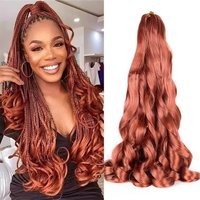 Hair Extensions Wigs Wig Extensions French Loose Big Curly Dreadlocks Crochet Hair French Curly Braided Hair