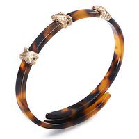 Designer new fashion acrylic bracelet amber personality fashion hand jewelry
