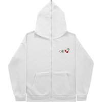 2024 Cardigan Solid Printed Loose Hip Hop Jacket Zip Hoodie Sweatshirt