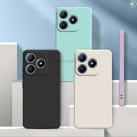 Case Realme C61 Simple Plain Anti Drop Silicone Shockproof Protective Cover Phone Case Realme C53 C51 C51s C63