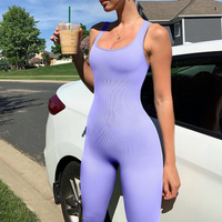 Clothing Basic Sexy Camisole Tights Jumpsuit Fitness Jumpsuit