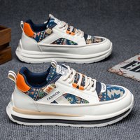 Summer Breathable Embroidered Casual Sports Sneakers Trendy Versatile Height Increasing Gang Dad Sneakers