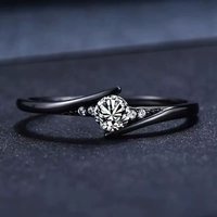 Single Rings Ins Internet Celebrity Moissanite Ring High End Temperament Simple Fashion Couple Gift Exquisite Versatile Ring