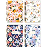 Premium Spiral Notebook Business & Office 100 Sheets 160gsm Thick Paper Durable Copperplate Cover A5 