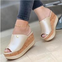 Shoes Wedge Heel Thick Soled Sl