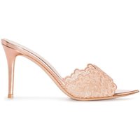 Lace high heels slippers pointy thin heel not tired feet high heels champagne fashion sexy outside wear
