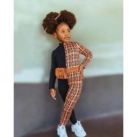 Baby Clothing Girls casual long sleeve fashion printed color matching romper ins style children's clothing