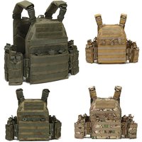 Bags Okali Outdoor Tactical Quick Release Vest Functional MOLLE Field Protective Vest Training Uniform