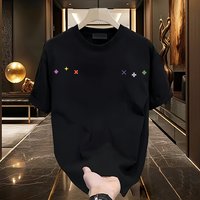 Clothing Summer Cool Short Sleeve T Shirt Versatile Loose Fit Stylish Print Plus Crew Neck Top