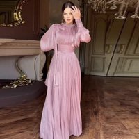 Clothing autumn fashion dress design waist long sleeved dress