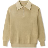 Men's Clothing Half Zipper Polo Neck Sweater Men's Pullover Sweater Trendy Simple Casual Handsome Base Sweater