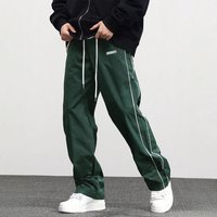 Pure American Style European Woven High Street Trend Brand Retro Casual Loose Long Sports Pants