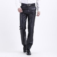 Clothing Casual Pants Waterproof Oil Resistant Dirt Resistant Elastic Loose PU Leather Pants Work Labor Protection Trousers