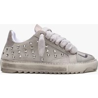 Numeris Eclipse Shell Toe Platform Sneakers Shoes Genuine Leather Studs.
