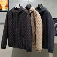  Stylish Hooded Windbreaker Jacket Lightweight Streetwear Coat Spring & Autumn 