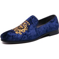 Men Formal Shoes Fashion Business Office Flat Slip-on Leather Moccasins Soft Leisure