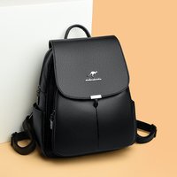 Women's Backpack New Style Trendy PU Soft Leather Backpack For Women, Fashionable And Casual, Large Capacity,