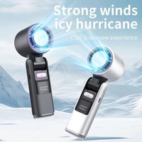 USB Rechargeable Mini Hand Held Portable Folding Desk Fan Cooler Cooling UK