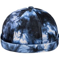 Spring, Autumn, Winter, Men’s and Women’s Tie Dyed Landlord Hat, Round Top, Warm Hip Hop Street Guapi Hat
