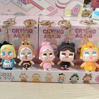 Cartoon Creative Tears Doll Keychain Couple Car School Bag Pendant Key Chain Exquisite Gift