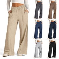 Aria Basics Cross Border E commerce 2026 Autumn Winter European American Lace Up Solid Waist Cinching