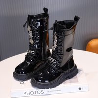 Fashion Boots Autumn Winter Soft Soled Boots Plus Suede Leather Princess Boots