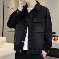 Men's Denim Jacket Suitable For Various Occasions And Outfits 2026 Autumn New Style Trendy Plus Size Durable Versatile Lapel