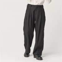 Clothing Wide Leg Linen Breathable Solid Pleated Pocket High Waist Casual Trousers