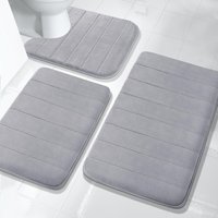Soft & Absorbent Bath Mat Non Slip Shower Rug Bathroom Floor 