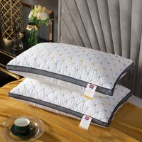 Skin Friendly Cotton Feather Velvet Pillow Core 3D Mesh Edge Starry Sky Design Comfortable Soft Washable
