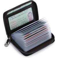 20 Detents Cards Holders PU Business Bank Credit Bus ID Card Holder Cover Coin Pouch Anti Demagnetization Wallets Bag