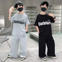 Summer Outfit Set Sports Short Sleeved Two Piece Thin Clothing Medium Large