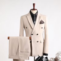 dress double breasted suit suit wedding groom coat