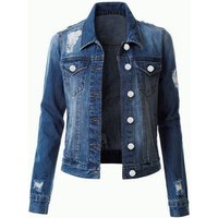 Urban Style Temperament Denim Cardigan Long Sleeve Square Neck Shirt Manufacturer Wholesale
