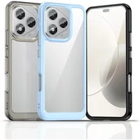 High Quality Business Practical Silicone Case For Honor 400 Lite Pro 5G Shockproof Protect TPU Bumper With Clear Hard PC