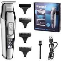 KM-5027 Cutting Hairs Silent Clippers Hair Trimmer Rechargeable